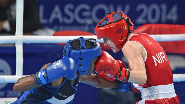 Chris Vaughan Photography - Sports images | Boxing action from the 2014 Commonwealth Games in Glasgow.