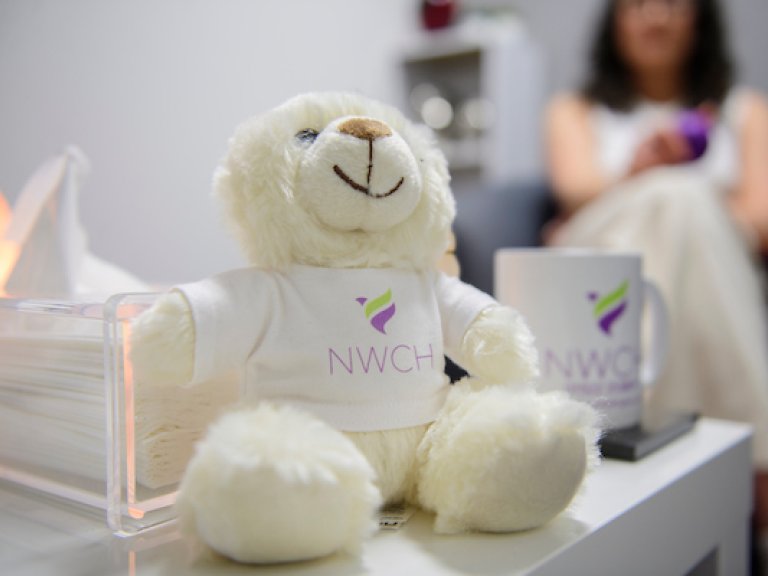 An NWCH teddy bear.