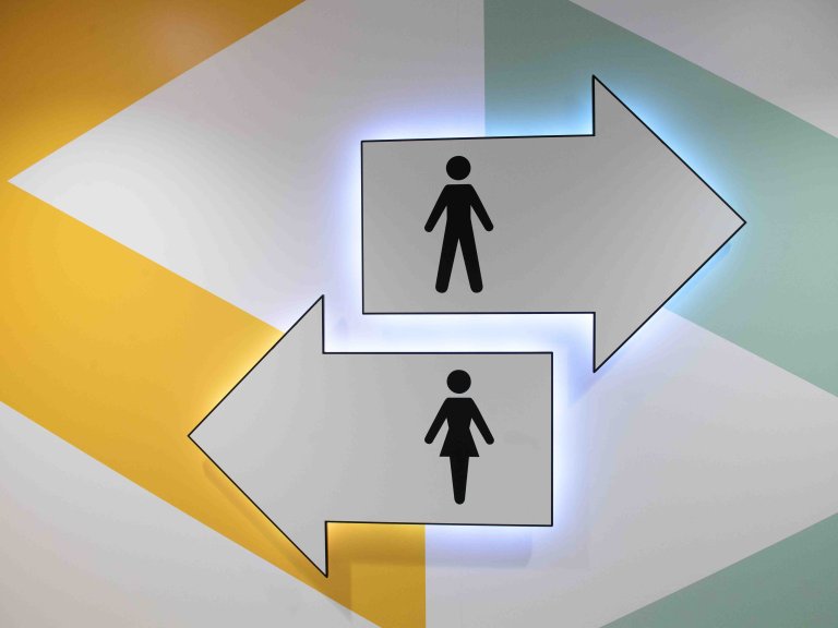 Chris Vaughan Photography - commercial photography | Illuminated toilet signs.