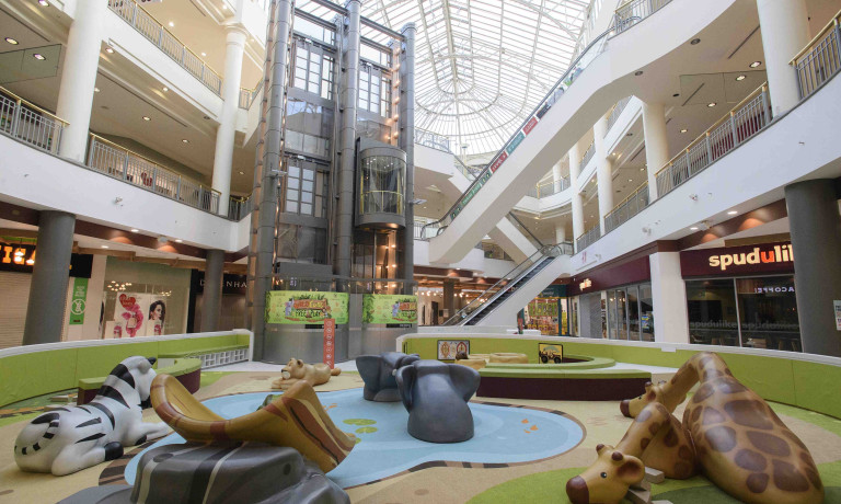 Chris Vaughan Photography - commercial photography | A recently installed children's play area in a shopping centre.