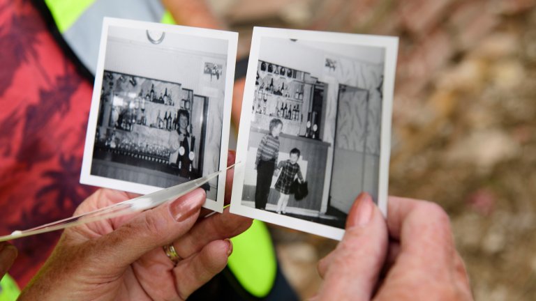 Old family pictures taken inside the Old Kings Head.